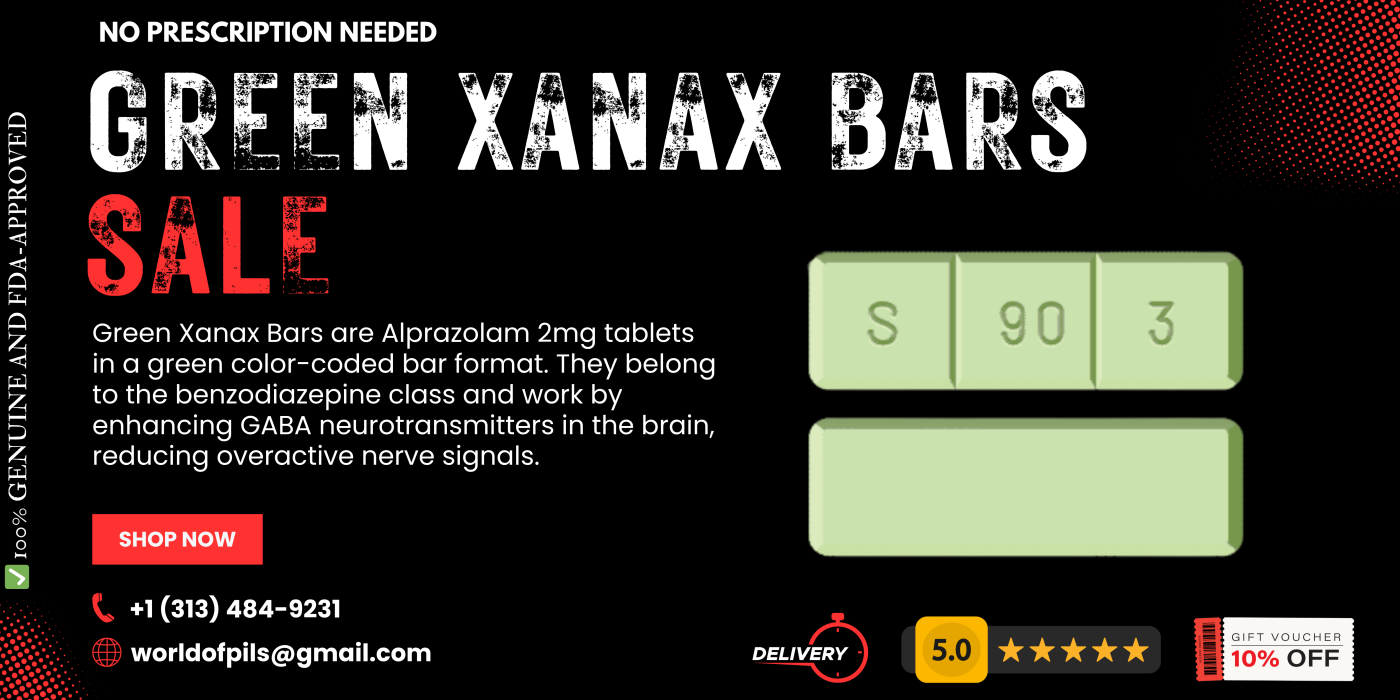 Buy Green Xanax Bars Online – Fast Anxiety & Stress Relief 5 Buy Green Xanax Bars Online