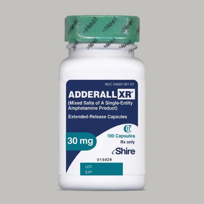 Shire Adderall XR 30mg | Clinical ADHD & Focus Management Buy Adderall XR 30mg Online - Secure Telehealth ADHD Prescription Processing